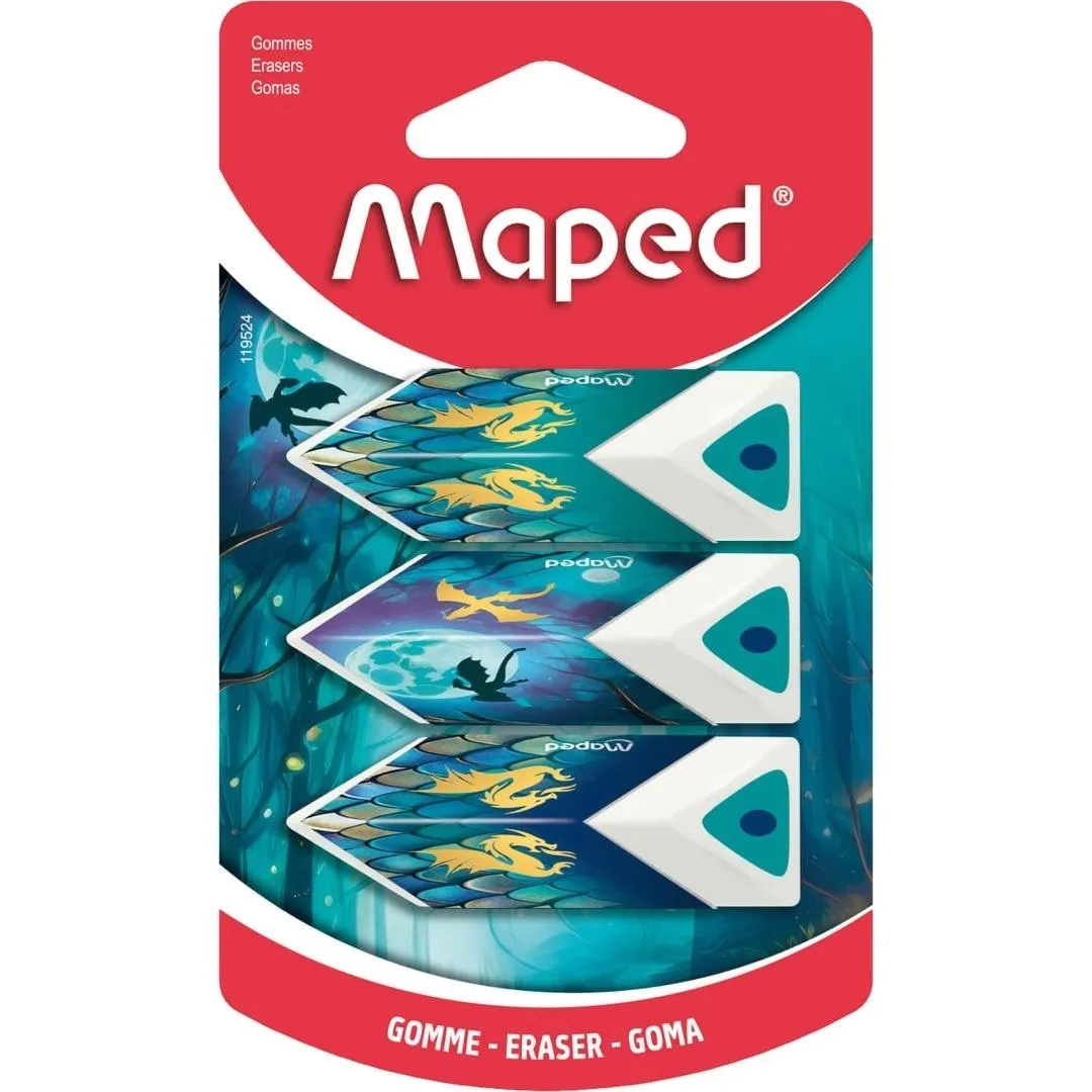 gumka-pyramid-dragon-3szt-maped