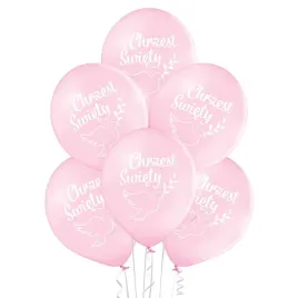 balony-chrzest-swiety-dziewczynki-rozowe-30cm-6szt-dekoracja-na-chrzciny