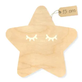 drewniana-zawieszka-dekor-ozdoba-scienna-spiaca-gwiazdka-15cm