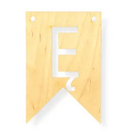 drewniany-proporczyk-tabliczka-z-litera-e-do-girlandy-zawieszka-choragiew