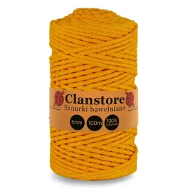 sznurek-bawelniany-do-makramy-3mm-100m-pleciony-z-rdzeniem-ciemny-zolty