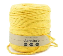 sznurek-bawelniany-do-makramy-3mm-200m-zolty