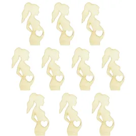 scrapki-drewniane-kobieta-w-ciazy-mama-dekor-10szt