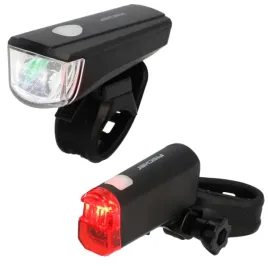fischer-lampka-rowerowa-przednia-tylna-zestaw-led-na-baterie-na-rower