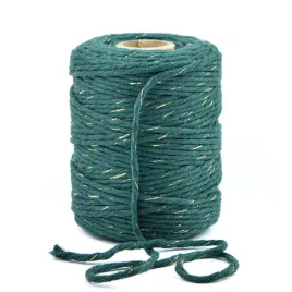 sznurek-do-makramy-bawelniany-ze-zlota-nitka-3mm-100m-zielony