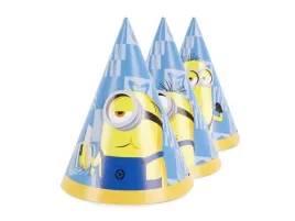 czapeczki-minionki-16cm-6szt