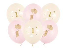 balony-myszki-z-cyferka-1-pale-pink-30cm-6szt