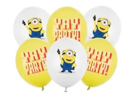 balony-strong-minionki-z-nadrukiem-30cm-6szt