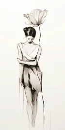 plakat-50x100cm-samotna-kwiecista-muza