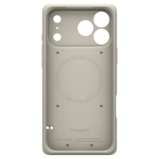 etui-spigen-classic-ls-magsafe-do-apple-iphone-17-pro-stone-kolor-bezowy