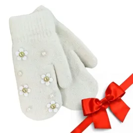 rekawiczki-zimowe-dla-kobiet-szare-z-perelkami-i-kokardkami-30percent-bawelna