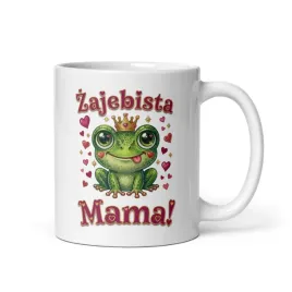 smieszny-kubek-z-zaba-w-koronie-prezent-dla-mamy-napis-zajebista-mama-330ml