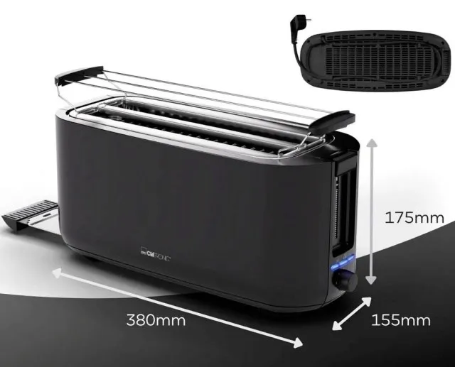 toster-ta-3802-clatronic-black-moc-1400-w