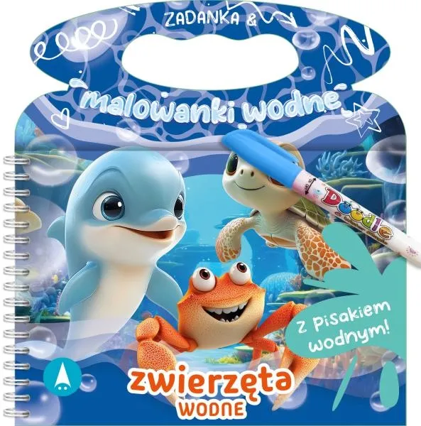 ZWIERZĘTA WODNE. ZADANKA & MALOWANKI WODNE - WIOLETA ŻYŁOWSKA