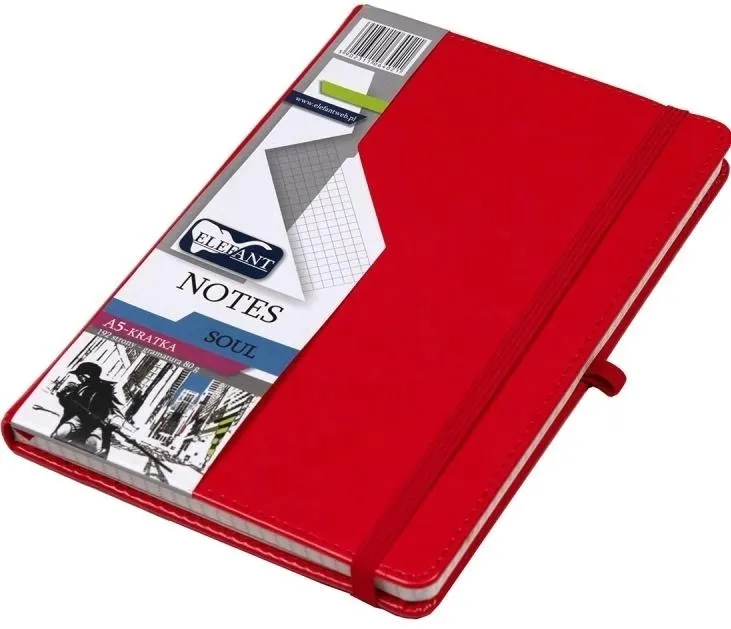 notes-a5-soul-czerwony-kratka-elefant