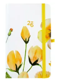 kalendarz-2026-kieszonkowy-tygodniowy-z-gumka-zolte-kwiaty-albi