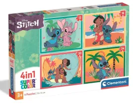puzzle-4w1-super-kolor-stitch-12-16-20-24-elementow-clementoni
