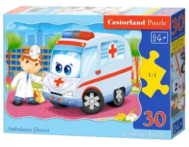 puzzle-konturowe-30-elementow-ambulance-doctor-wiek-4-castorland