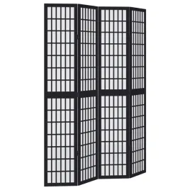 parawan-pokojowy-4-panelowy-czarny-lite-drewno-paulowni