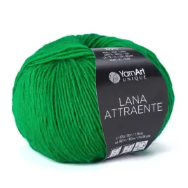 yarnart-lana-attraente-6661-zielony-50gr-160mt