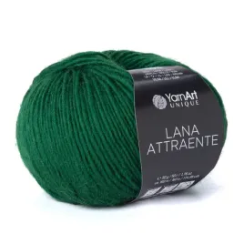yarnart-lana-attraente-6658-ciemny-zielony-50gr-160mt