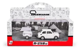 fiat-126p-bialy-przyczepa-krotka-niewiadow-n250c-daffi-skala-1-43