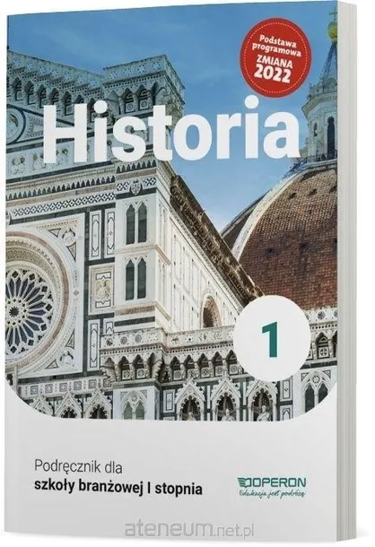 HISTORIA SBR 1 PODRĘCZNIK ZMIANA 2022 - MIROSŁAW USTRZYCKI