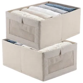 organizer-do-szafy-wklad-do-szuflady-materialowy-na-odziez-bielizne-2szt