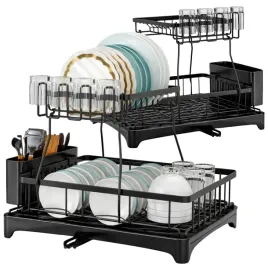 czarny-ociekacz-do-naczyn-dwupoziomowy-suszarka-44-cm-organizer-kuchenny