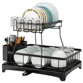 czarny-ociekacz-do-naczyn-dwupoziomowy-suszarka-44-cm-organizer-kuchenny