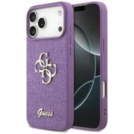 guess-fixed-glitter-big-4g-etui-iphone-17-pro-max-liliowy