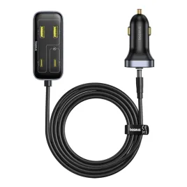 ladowarka-samochodowa-z-przedluzaczem-usb-a-usb-c-110w-1-5-m-czarna
