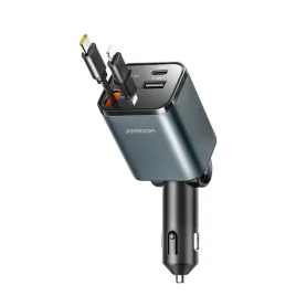 ladowarka-samochodowa-4w1-z-kablami-zwijanymi-usb-a-usb-c-30w-ciemnoszara