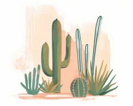 plakat-50x40cm-ilustracja-kaktusow