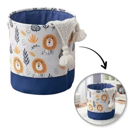 pojemnik-na-zabawki-dla-dzieci-organizer-bawelniany-40x35-cm-szary