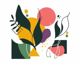 plakat-50x40cm-kolorowa-abstrakcja-botaniczna