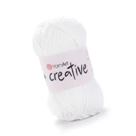 yarnart-creative-220-bialy-50gr-85mt