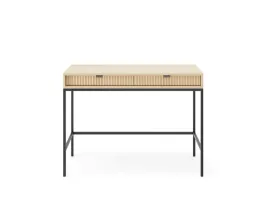 toaletka-biurko-konsola-z-szufladami-dab-nova-czarne-nogi-ryflowane-fronty