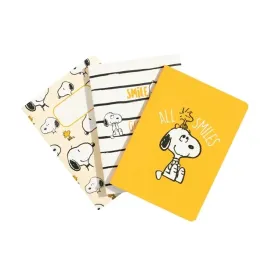 snoopy-zestaw-zeszytow-a6-z-kolekcji-lazy-days-3-sztuki