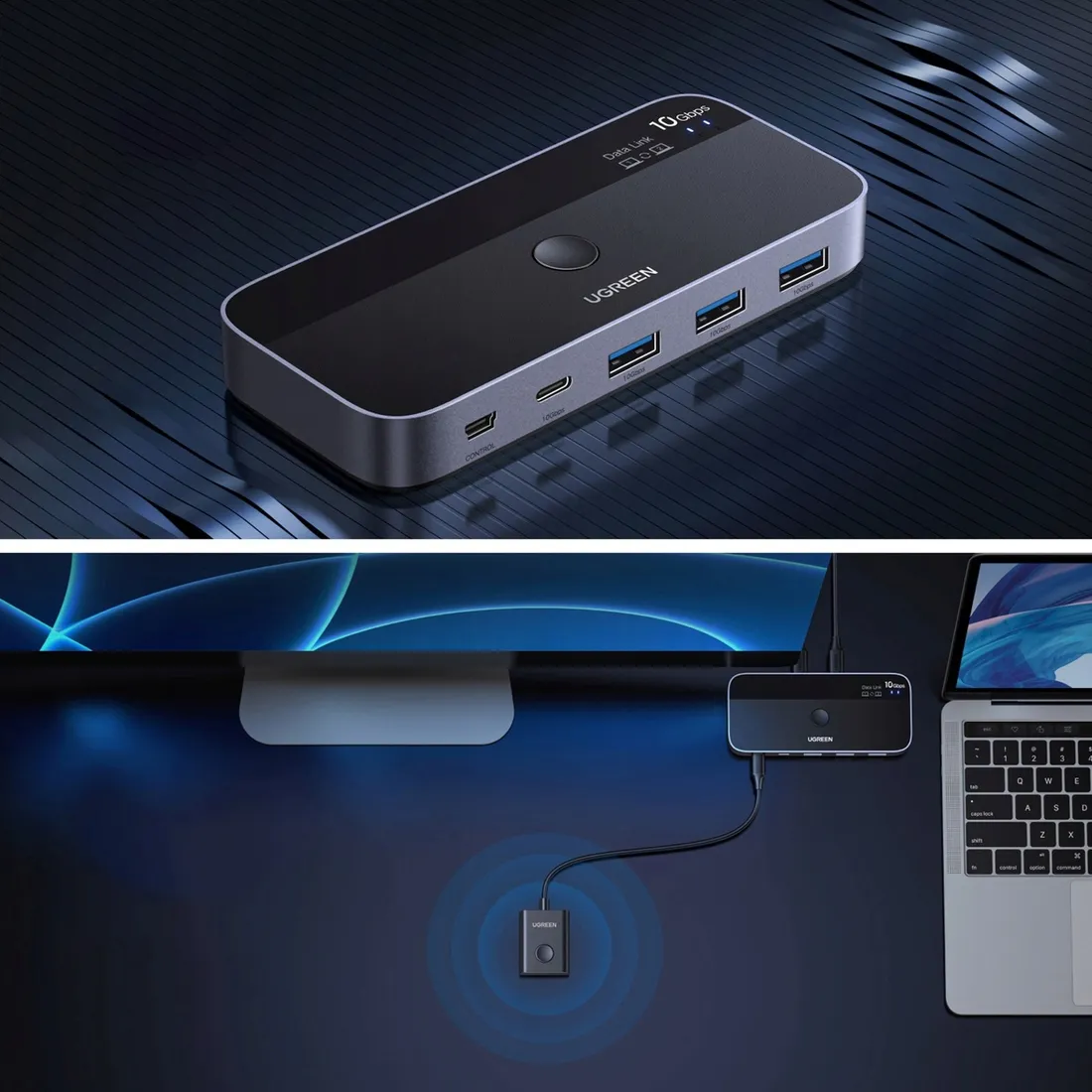 przelacznik-switch-usb-c-usb-a-10gb-s-szary