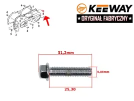 sruba-mocowania-pokrywy-paska-keeway-2t-m6x25-oryg