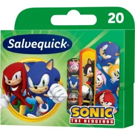 plastry-opatrunkowe-salvequick-sonic-dla-dzieci-20-sztuk