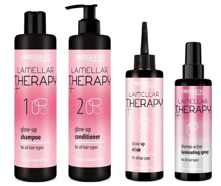 Prosalon zestaw Lamelarny Spray+Odżywka+szampon