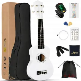 ukulele-sopranowe-dla-dzieci-do-nauki-zestaw-pokrowiec-stroiki-kostki-21el