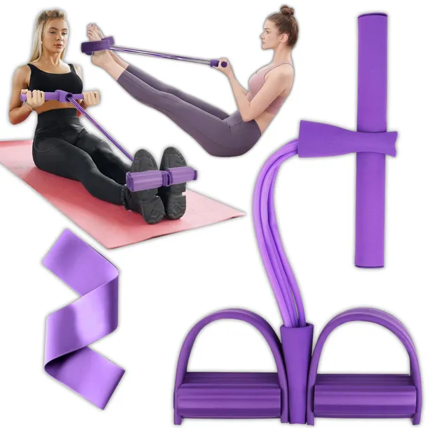 EKSPANDER GUMOWY DO ĆWICZEŃ MIĘSNI BRZUCHA UD NÓG FITNESS EXPANDER OPOROWY