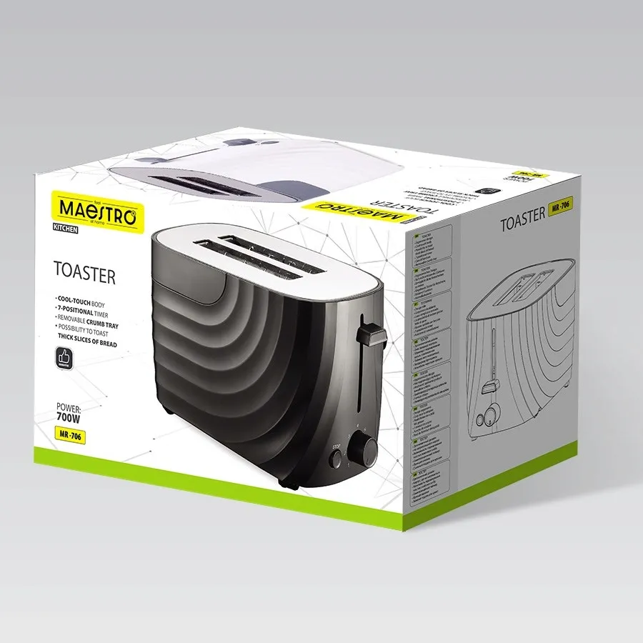 toster-700w-mr-706-black-maestro-stan-nowy