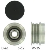 kolo-pasowe-alternatora-vw-skf