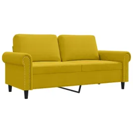 sofa-2-osobowa-zolta-140-cm-tapicerowana-aksamitem