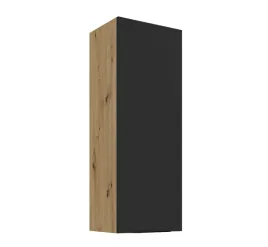 wysoka-wiszaca-gorna-szafka-kuchenna-adel-40x108cm-czarna-i-dab-artisan