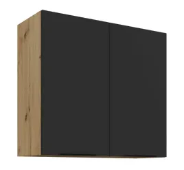 wiszaca-gorna-szafka-kuchenna-adel-dwudrzwiowa-80x72cm-czarna-i-dab-artisan
